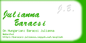 julianna baracsi business card